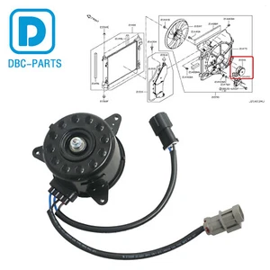 Conjunto de motor-radiador refrigeración para 12 13 14 15 16 17 18 19 Nissan Versa 21487-1KA0A - Imagen 1 de 11