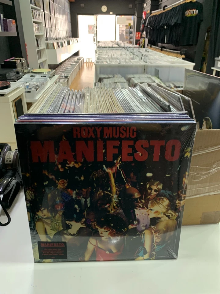 ROXY Music LP Manifesto 2022 Sealed Black Vinyl 180G Abbey Road Studios London - Image 1 of 1