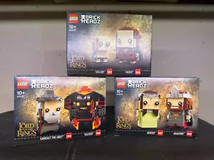LEGO Lord of the Rings Brickheadz 40751, 40631 & 40632 Brand New Sealed - Picture 1 of 4