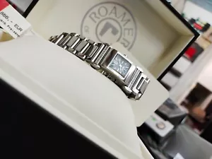 Roamer Watch Dreamline Luxury 18 Diamonds Swiss Made Folding Clasp 637.953 - Picture 1 of 12