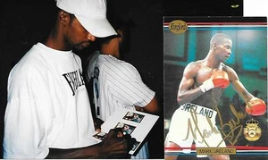 MARK BRELAND Autographed 1991 Ringlords Boxing Card  *Photo Proof     - Picture 1 of 3