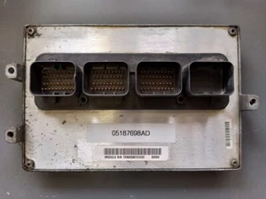 FREE PROGRAMMING 2009 Jeep Wrangler 3.8L MT ECU ECM PCM 05187698AD 05150468AA - Picture 1 of 2