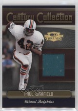 2006 Donruss Threads Century Collection Materials /250 Paul Warfield #CCM-10 HOF