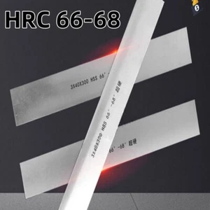 HRC 66-68 300mm HSS Barra Cuadrada Plana Herramienta de Torneado Torno Tira Varilla Súper Dura - Imagen 1 de 7