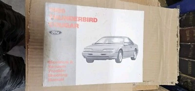 Ford Thunderbird Mercury Cougar 1990 diagramas de cableado manual de servicio libro de tienda Foto 1 de 2