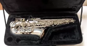 SELMER SBA SUPER BALANCED ACTION ALTO SAX Silver France In Good Condition - Picture 1 of 19