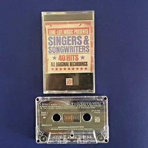 ROCK CASSETTE TAPE -Time-Life Music Singers & Songwriters 40 Hits-Part 1-1990 - Foto 1 di 2