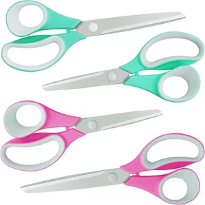 Craft Scissors Bulk Pack of 4, Ultra , Comfort-Grip Handles, Multipurpose Scis - Picture 1 of 7