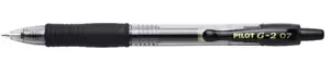 Pilot G2 07 Retractable Rollerball Gel Ink Pen 0.7mm Black ink - Picture 1 of 1