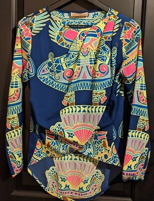 Top para mujer Mara Hoffman playa piscina cubierta L/S talla XS Foto 1 de 4