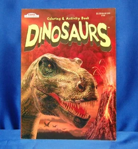 Dinosaur Coloring Book Dinosaur Activity Book Crosswords Scrambles Searches - Imagen 1 de 2