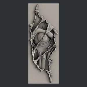 3d STL models for CNC, Artcam, Aspire, relief skull - Picture 1 of 3