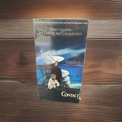 Contact Movie VHS 1997 Jodie Foster Matthew McConaughey New - Image 1 of 4