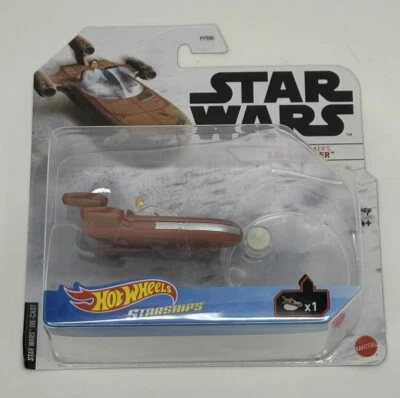 Star Wars Hot Wheels The Black Series Luke Skywalker X-34 Landspeeder & Figure - Image 1 of 3
