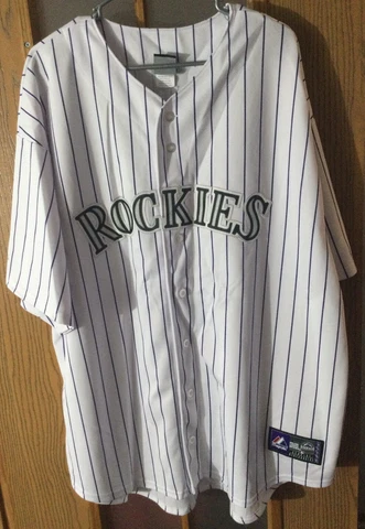 Troy Tulowitzki #2 Colorado Rockies MLB Majestic Sewn Mens Jersey  XXL Made USA Cover