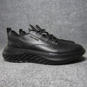 Cole Haan Work From Anywhere Oxford Shoes All Black Leather Mens Size 11