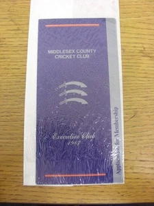 1987 Cricket: Middlesex - Executive Club Antrag auf Mitgliedschaft. Danke für - Bild 1 von 1