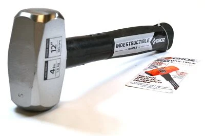 Martillo golpeador indestructible Groz 34551 12", 4 lb, suave 30 HRC Foto 1 de 4