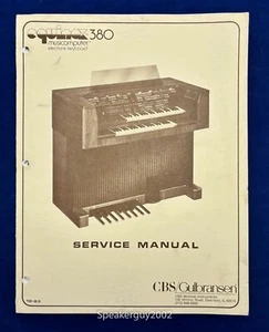 Original Gulbransen Orgelpalast Serviceanleitung - Bild 1 von 1