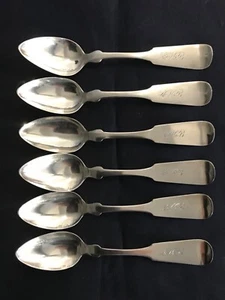  Charles Wyman Münze Silber Teelöffel aus Vermont - Bild 1 von 8