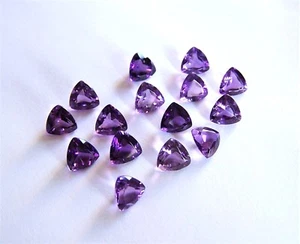 1 Amethyst Trilliant Triangel Dreieck 8 x 8 mm ca 1,50 Carat lila violett - Bild 1 von 4