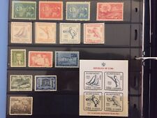 Spain colony 1947-60 SC #407/646 & C192/213a MINT HINGED, many complete sets