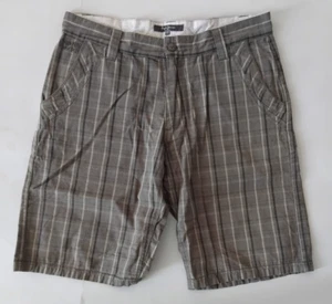 Pantalones Cortos PEPEJEANS Hombres Verde Borneo Color Cuadros 100% Algodón Talla 33 - Imagen 1 de 6