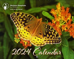 2024 Shriners Hospitals for Children wall calendar - Love to the Rescue - Picture 1 of 2