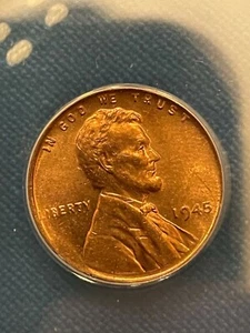 1945 lincoln wheat cent struck on tapered blank weight 2.87 grams - Picture 1 of 7