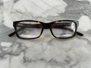 BURBERRY 2108 EYEGLASSES TORTOISE BLACK BROWN 3002 52 16 140 MADE IN ITALY NEW - Picture 1 of 4