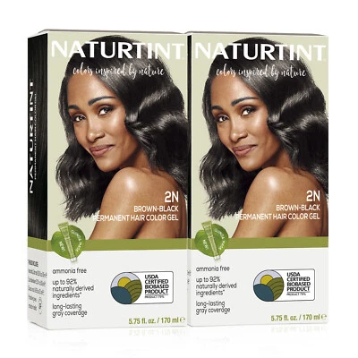 Naturtint Permanent Hair Color - 2N Brown Black 5.07 Fl Oz (Pack of 2) - Image 1 of 4