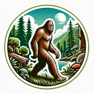 Pegatina Bigfoot, pegatina de calcomanía críptica, calcomanía para ventana de coche camión Sasquatch - Imagen 1 de 12