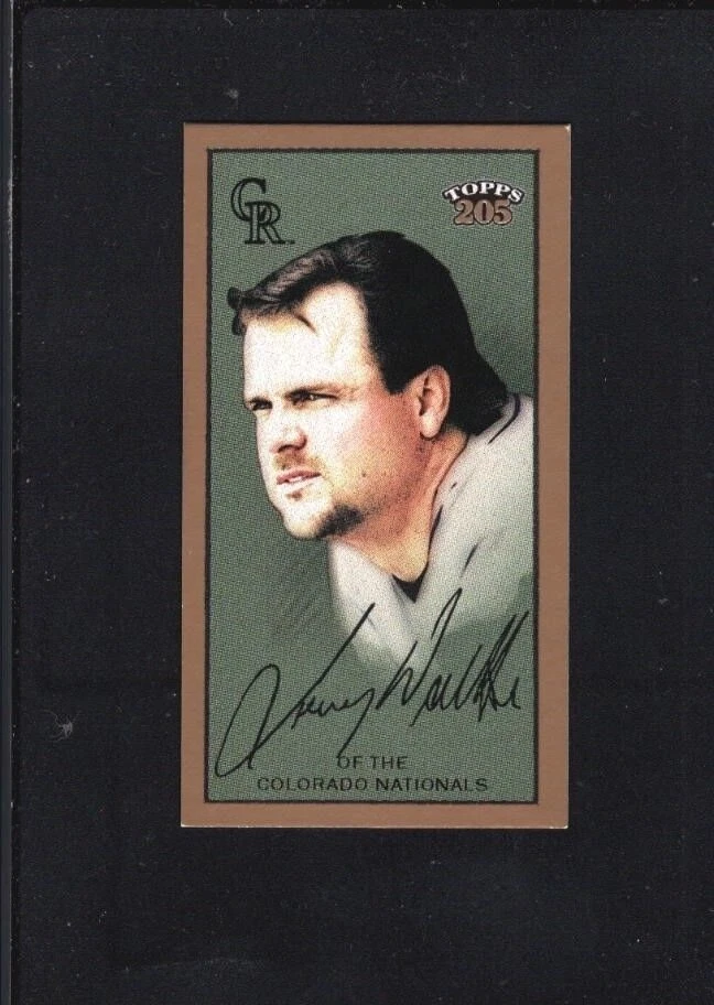 LARRY WALKER 2003 TOPPS 205 MINI SOVEREIGN #72 ROCKIES SP RARE - Image 1 of 1