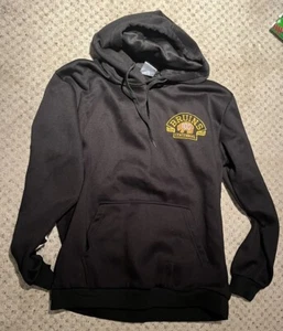 BOSTON BRUINS PORTA BIGLIETTI STAGIONE 100° ANNIVERSARIO XL FELPA CON CAPPUCCIO BOBBY ORR - Foto 1 di 5