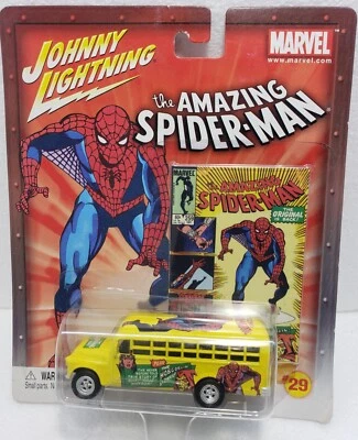 Johnny Lightning The Amazing Spider-Man Chevy Bus nuevo ¡ENVÍO GRATUITO! Foto 1 de 3