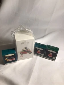 HALLMARK KEEPSAKE ORNAMENTS SNOOPY THEME BNIB SET OF 4 - Picture 1 of 9