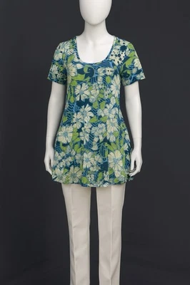 women’s Top LULAROE xxs oversize floral/paisley short sleeve scoop neck - Image 1 of 4