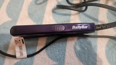 BaByliss Mini Ceramic Hair Straightener Travel Size Purple - Image 1 of 3
