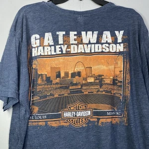 Harley Davidson Light Weight T Shirt Mens Large L Gateway Missouri 22x30 - Picture 1 of 9