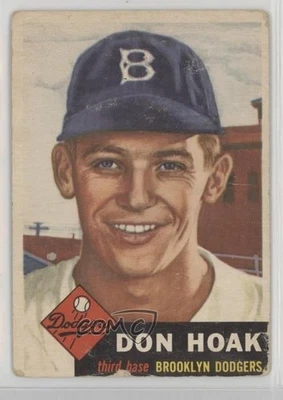 Topps Don Hoak #176 Rookie RC 1953 Foto 1 de 2