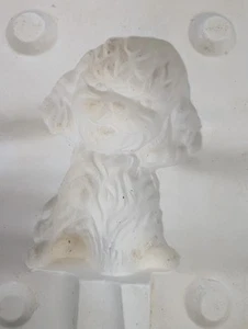 Molde de cerámica de fundición deslizante vintage para cachorros perros - Imagen 1 de 4