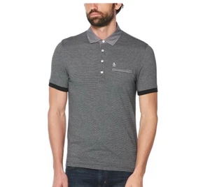 Original Penguin Heritage Slim Fit Herren Poloshirt Grau 100% Baumwolle Größe XL - Bild 1 von 14