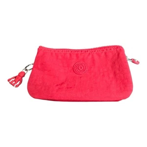 Kipling Creativity Pouch, Red, Wristlet, Matching Red Zipper No Strap - Picture 1 of 8