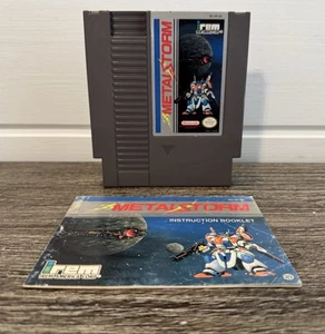 Metal Storm (Nintendo Entertainment System 1991) NES Cart and Manual Only TESTED - Picture 1 of 20
