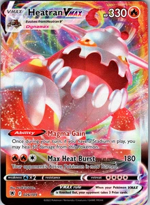 Heatran VMAX 026/189 SWSH10: Astral Radiance Ultra Rare - NM - Picture 1 of 2