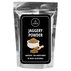 Jaggery Powder, 5lbs | Pure and Raw Jaggery | Can be used as a Sweetener | Bu... - Foto 1 di 9