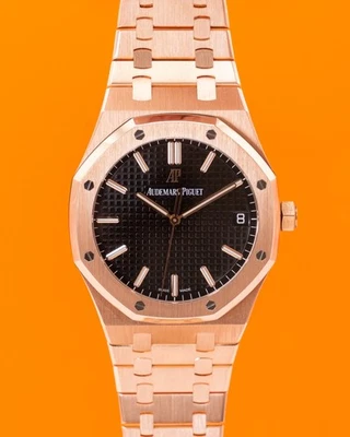 Audemars Piguet Royal Oak 41mm 15500OR Rose Gold Black Dial - Image 1 of 4