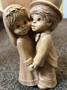 Vintage 1981 Fannykins "TOGETHER FOREVER" Braut & Bräutigam Statue Bill Mack - Bild 1 von 4