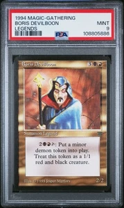 BORIS DEVILBOON Legends Rare Reserved List PSA 9 Vintage MTG [Nostalgium] - Picture 1 of 2