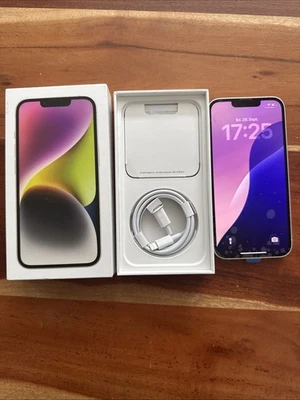 Apple iPhone 14 5G 128GB IOS Ohne Simlock 6,1" Smartphone Weiß - Bild 1 von 4